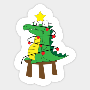 Puake Christmas Tree Sticker